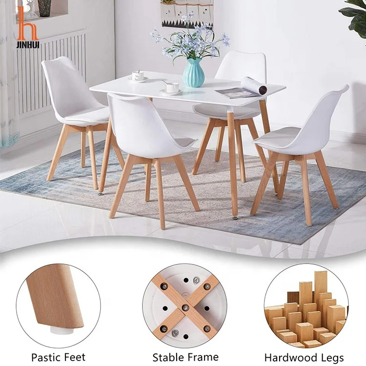 Hot Selling Cheap Classic  Kids Children Baby Chair Modern PP Chair with Wooden Legs Plastic Leisure Dining Room Chairs