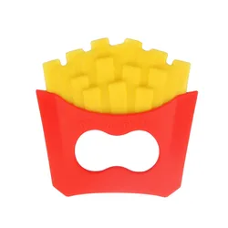 New Silicone Potato Chip Baby Teether Food Grade BPA Free For DIY Baby Necklace Pendant Oral Care Toys