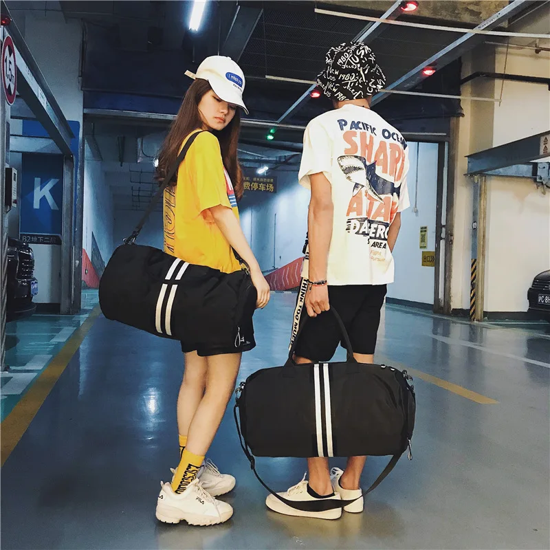 2020 Большая вместительная сумка-тоут с логотипом под заказ, сумка для спортзала, сумки для путешествий, сумки-тоут, сумки из ткани Оксфорд для женщин и мужчин, слинг для багажа