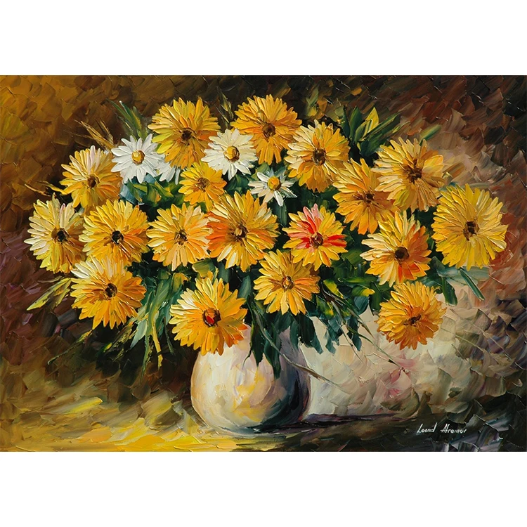 Still Life Chrysanthemum High Quality 5D Diy Art Crafts Diamond Painting