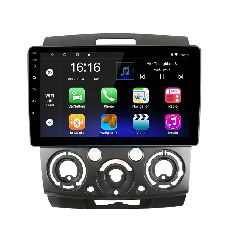 Автомобильный Dvd мультимедийный плеер Gps Навигация BT стерео аудио система Android радио для Mazda BT-50 Ford Ranger Expedition 2006 ~ 2010