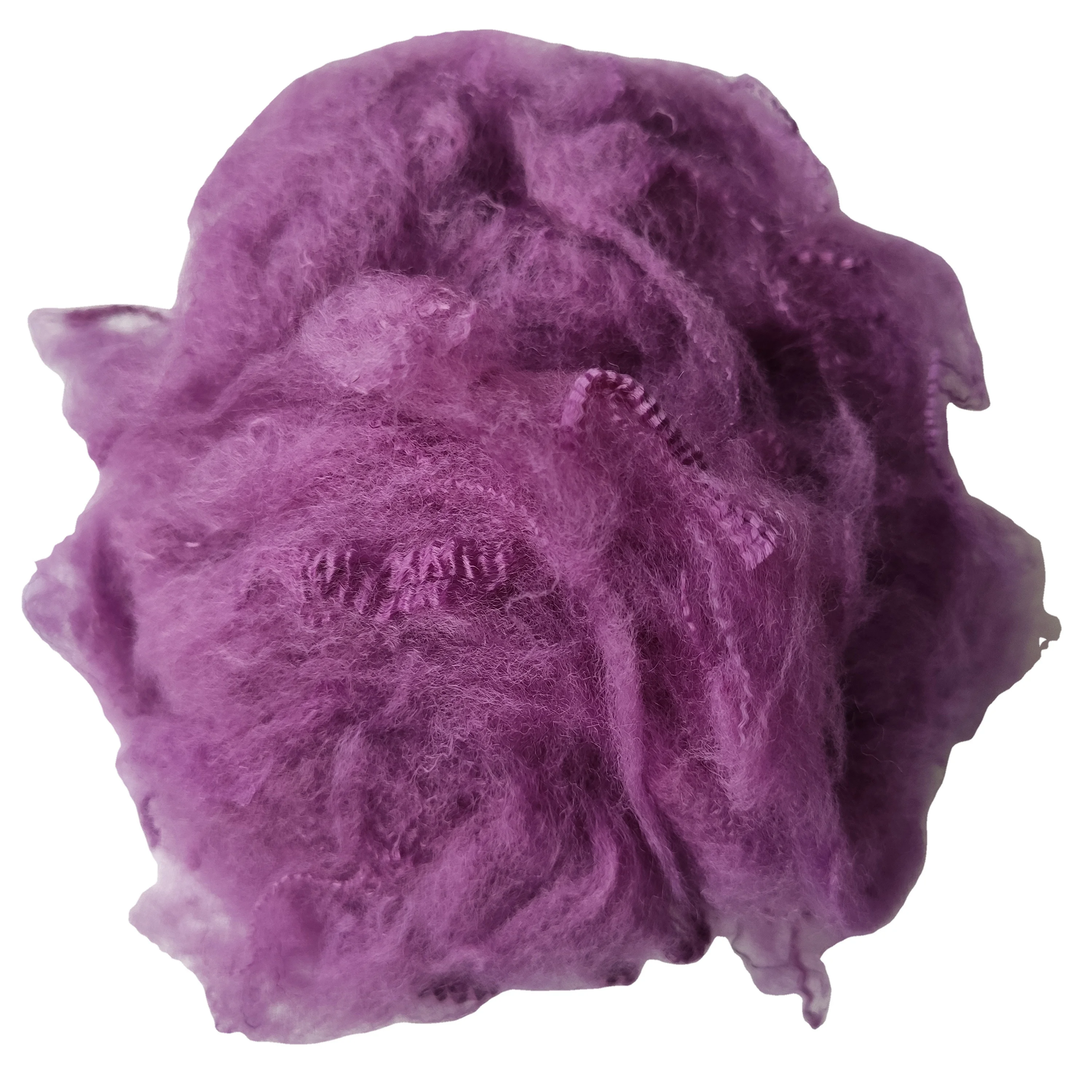 cheap Dyed fiber 1.5d 38mm recycled polyester staple fiber pet psf for spinning