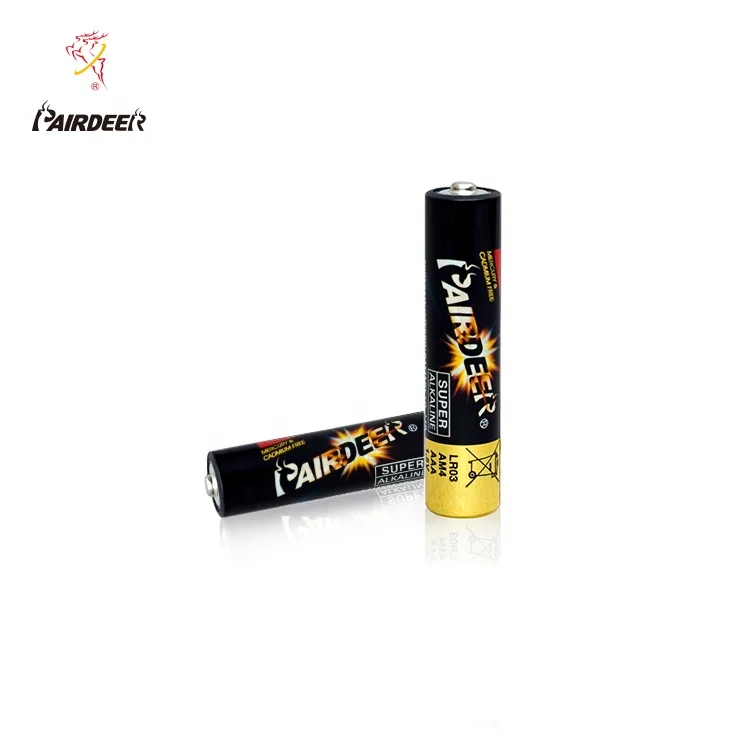
Alkaline Battery AAA LR03 Lead Free 1.5v super alkaline battery 