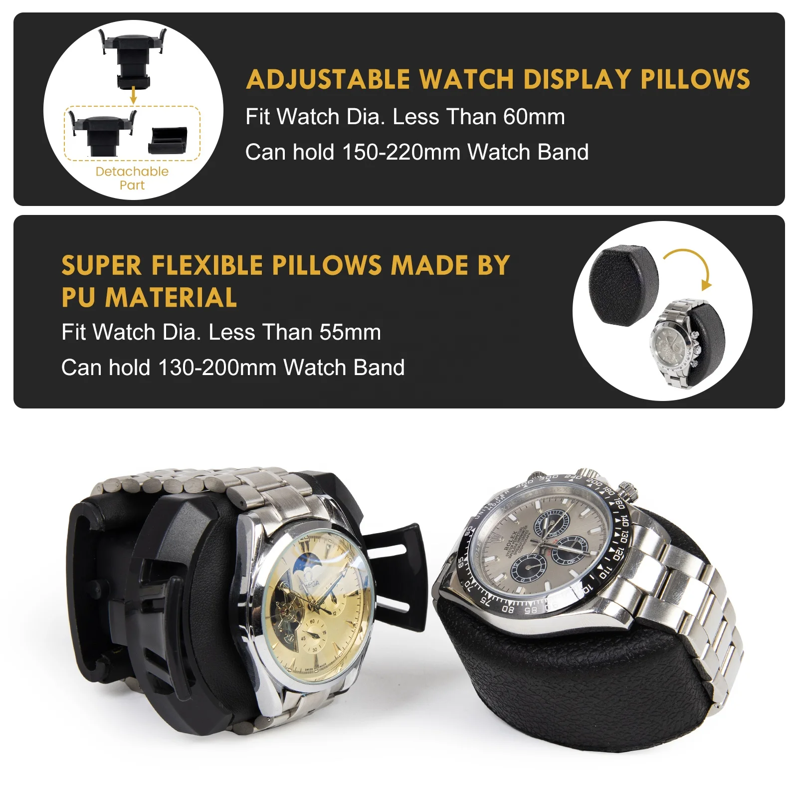 Пользовательский Oem Odm роскошный гироскоп деревянная орбита 4 + 6 слотов 3 в 1 Светодиодная коробка для намотки часов автоматическая с ящиком хранения запатентованный