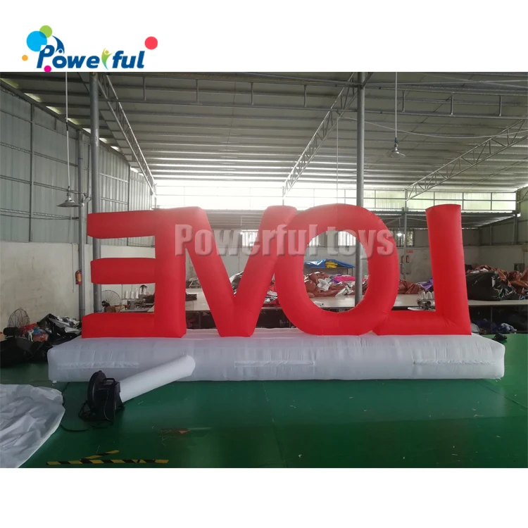 Advertising giant inflatable letter, inflatable mark sign, inflatable Billboard brands