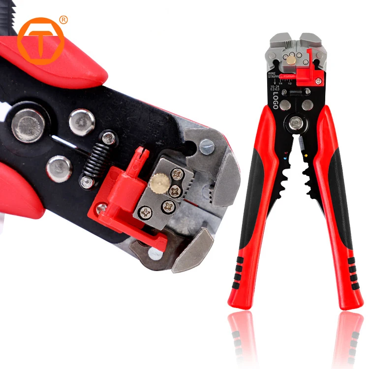multi-functional carbon steel hand wire stripper crimping tools set cable plier with cutter
