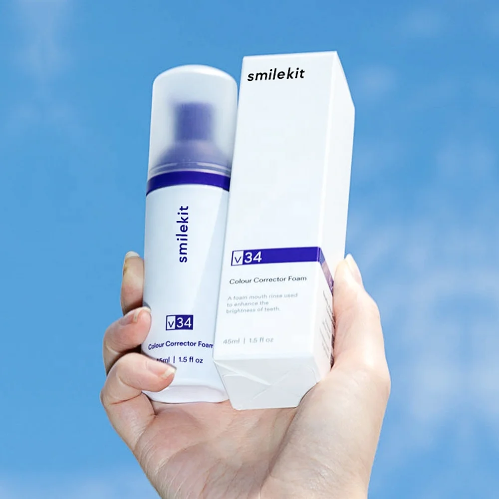 Newly Wholesale V34 Tooth whitening Private Label Mouth Toothpaste Foam