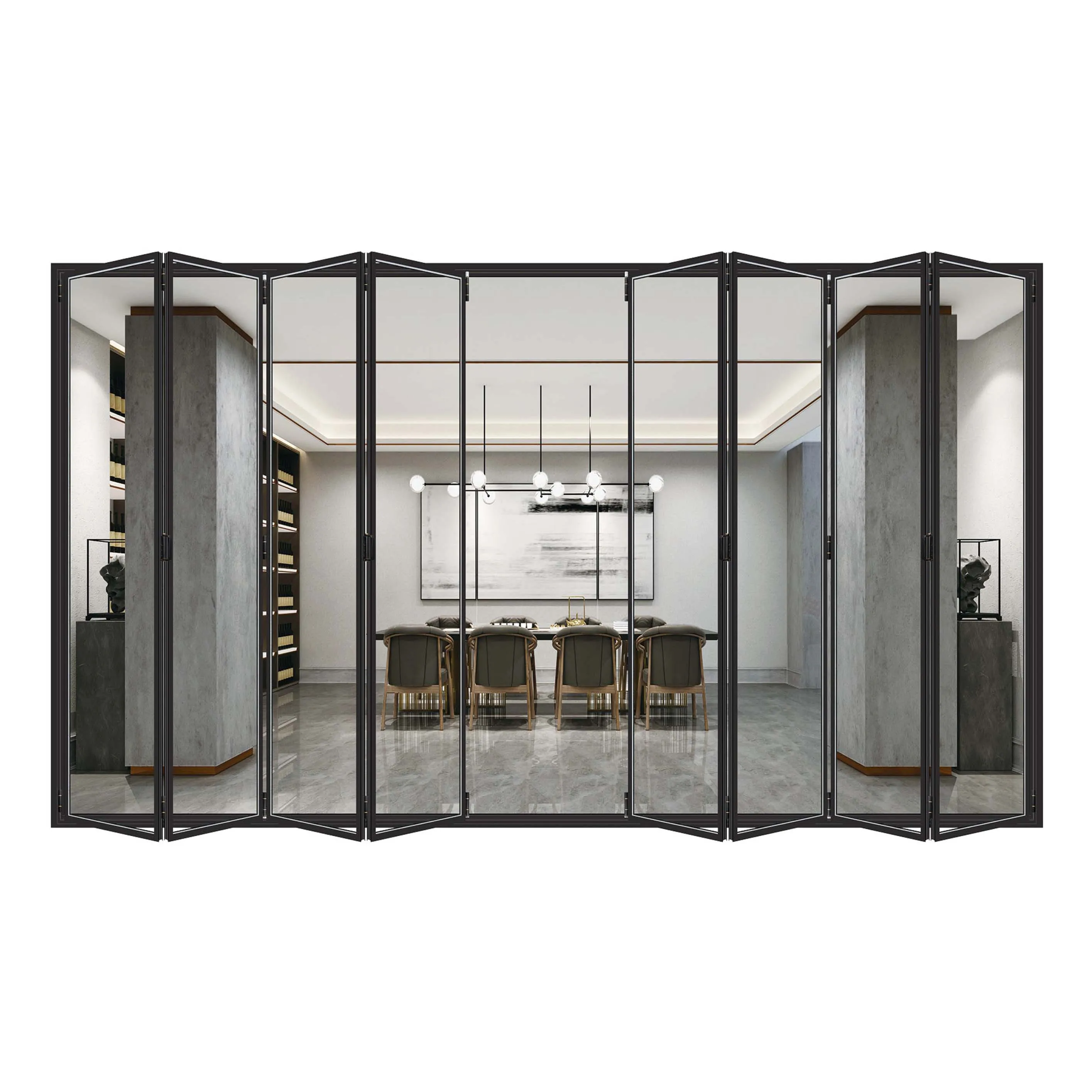 Window Original Supplier aluminium alloy bi fold doors bi-fold doors