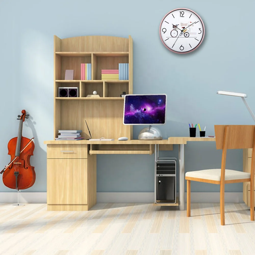 Hot Wall Clock Round Plastic for Home Decor and Promotion 12 Inch Wall CLOCK