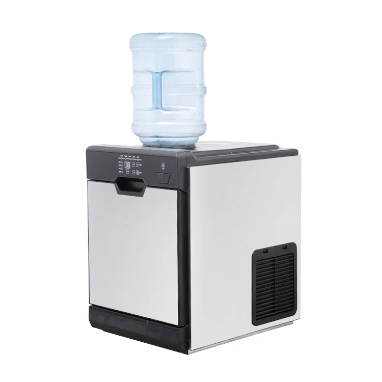 Professional 390w air cooling commercial ice making  clear ice cube machine