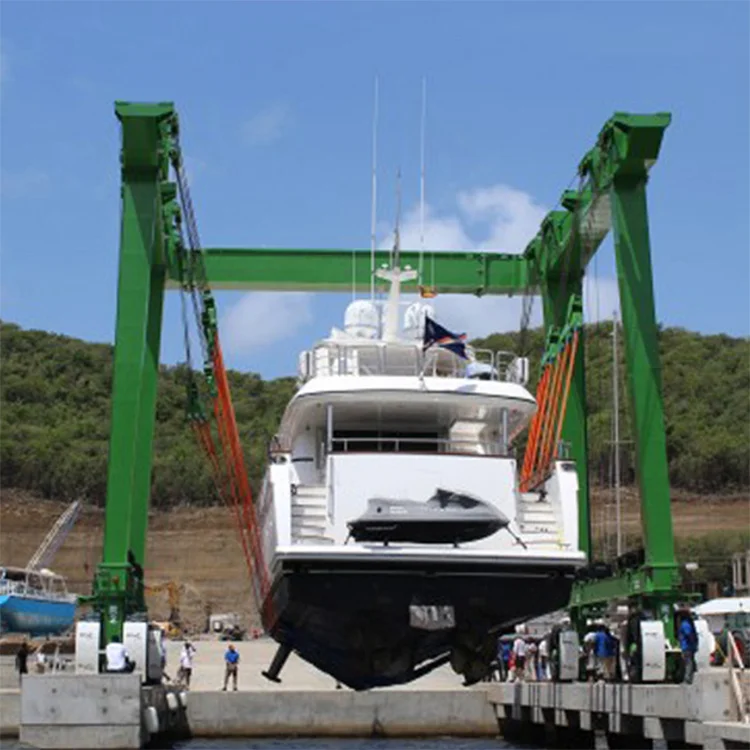High quality 400 ton 150 ton 200 ton hoist boat crane travel lift factory with good price