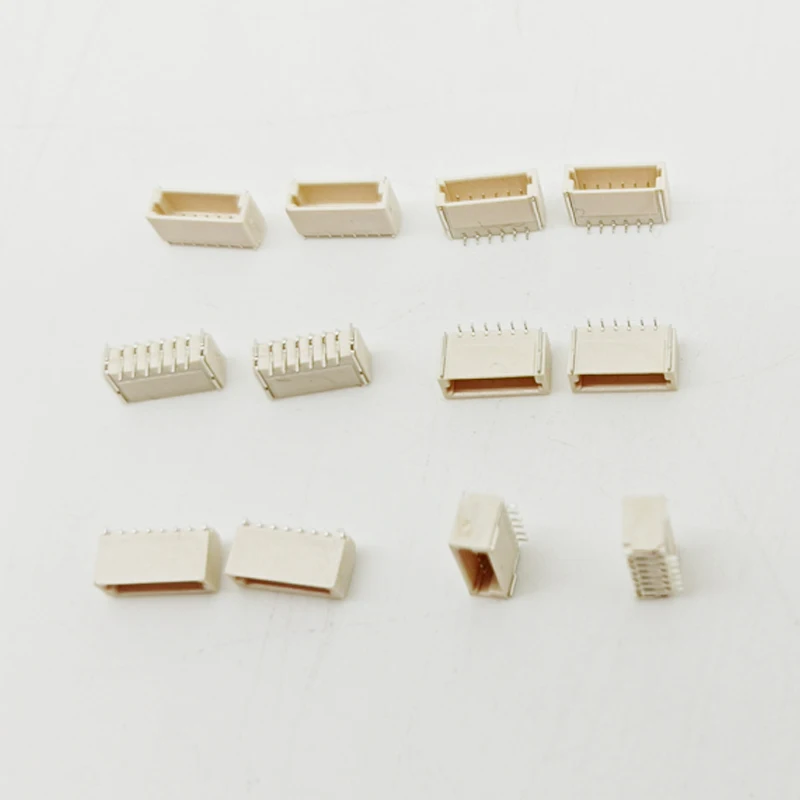 Connector 1.0mm 6 pin Horizontal and vertical Patch Socket Connector IC and Device Sockets for Fingerprint Module