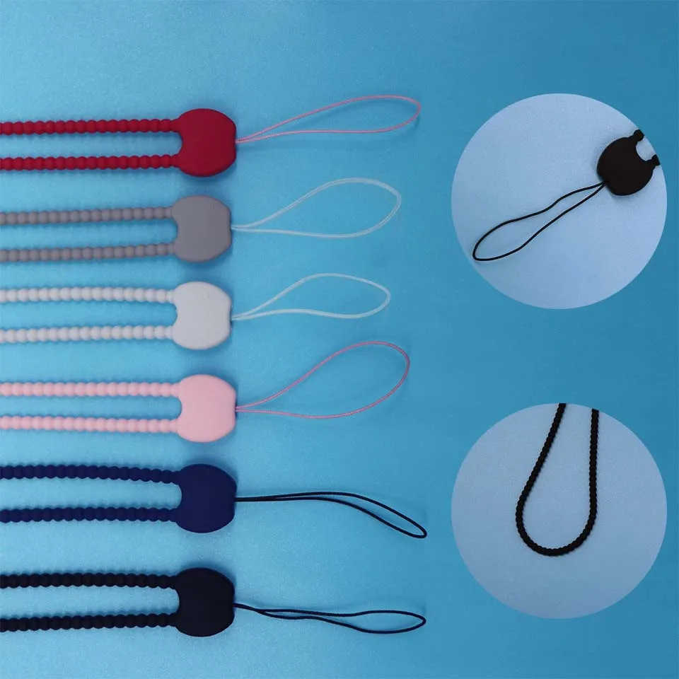 Factory wholesale direct sales Silicone lanyard multi-purpose neck strap anti-lost long Work Permit u disk durable custom long
