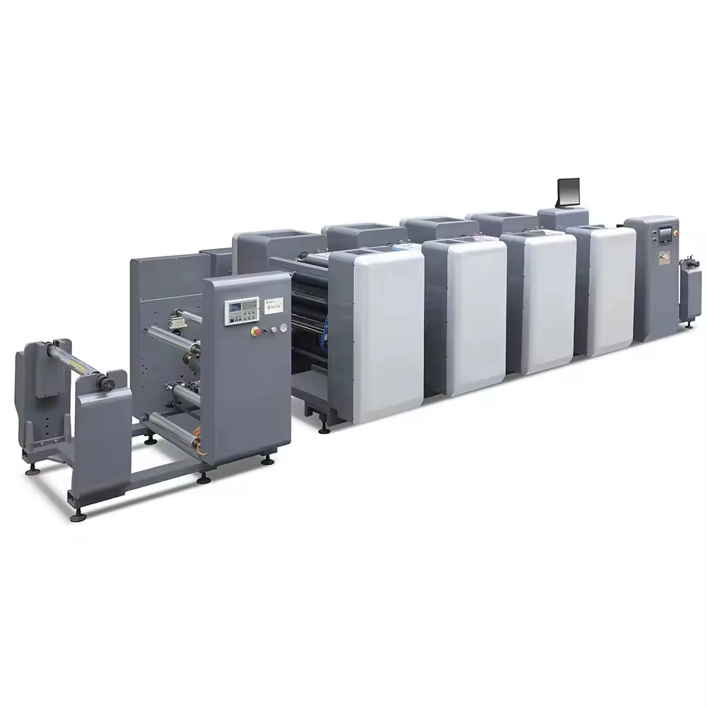JA-900 Made In China Jingda High Precision 1-4 Colors Uv Dryer Offset Printing Machine For Non Woven Fabric, Packaging Tape