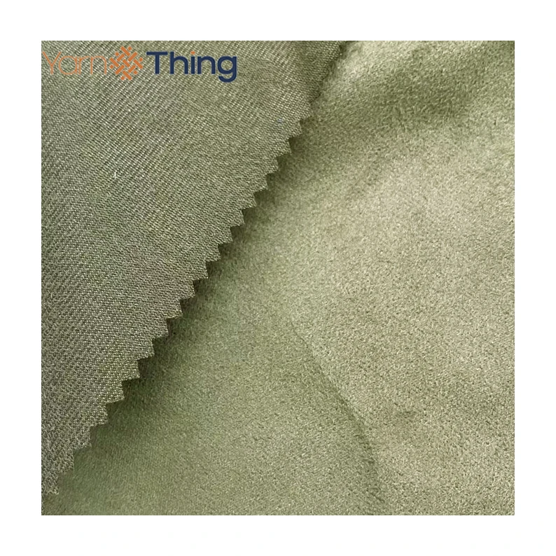 Hot Selling 50D*75D 100% Polyester Warp Suede fabric for Coat