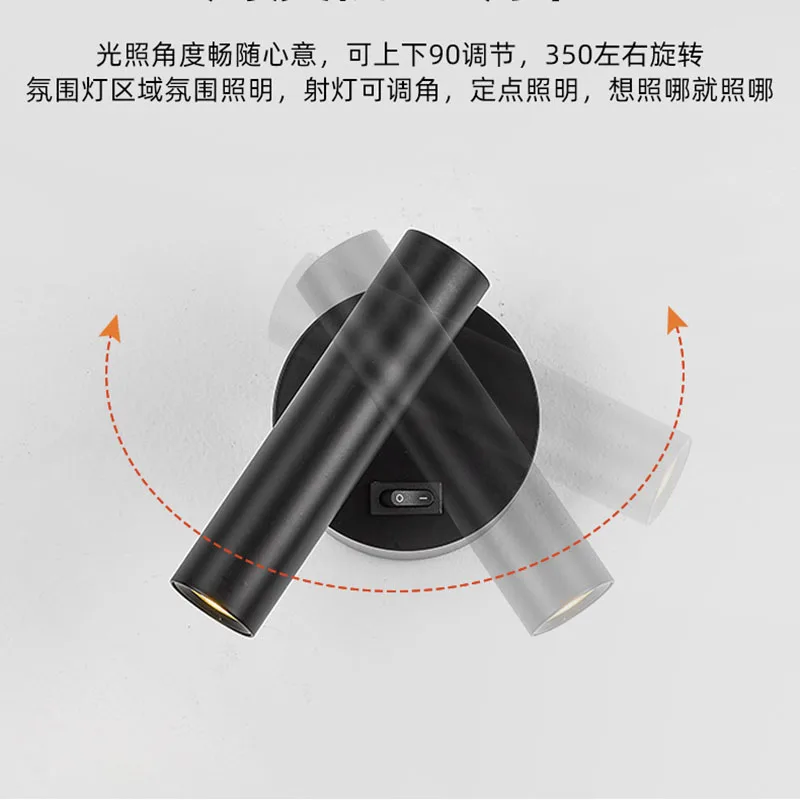 Surface Mount Mini Reading Light Led Book Light LED Reading Lamp Wall Reading Light