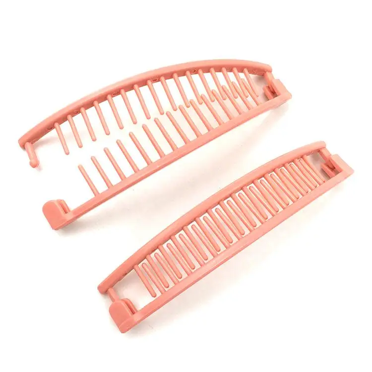 Hair Styling Tool Banana Shaped Grip Slide Hair Accessory Indispensable Basic Standard Banana Clip