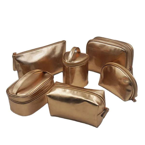 GRS аудит от частной марки, дешевый изготовленный на заказ логотип узор 6 видов стилей с молнией из мягкой искусственной кожи косметический мешок