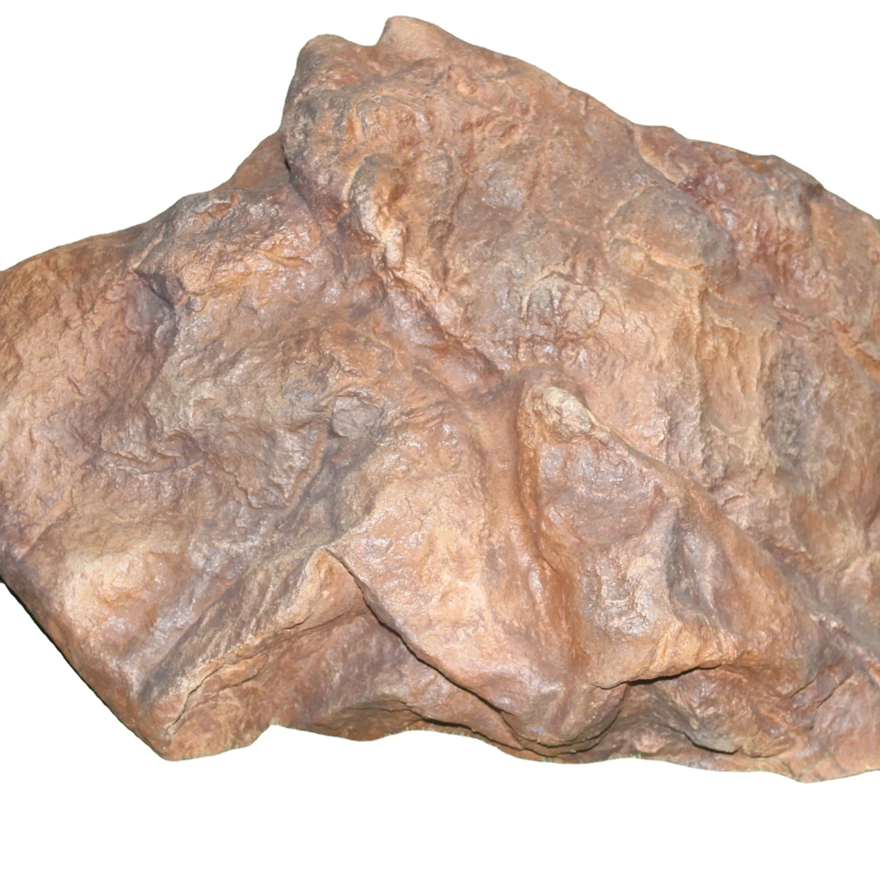 Big FRP Handled process unbreakable Artificial Garden Rock Fiberglass natural stones wholesale rock n play landscaping stone