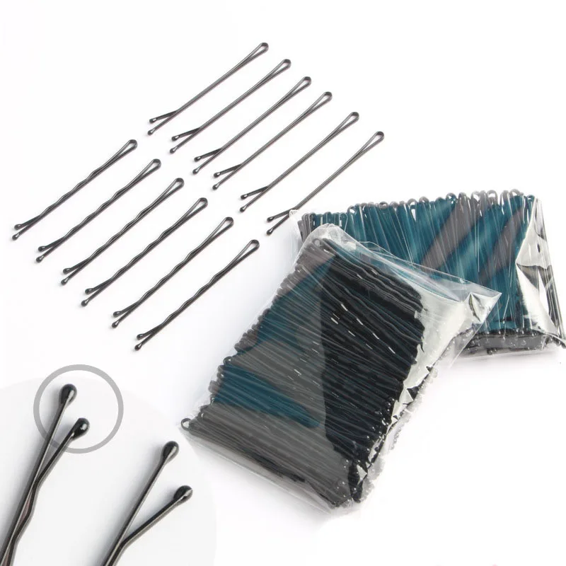6 cm Black Hair Pins 100pcs A Boex  Bobby Hair Pins For Women Girls