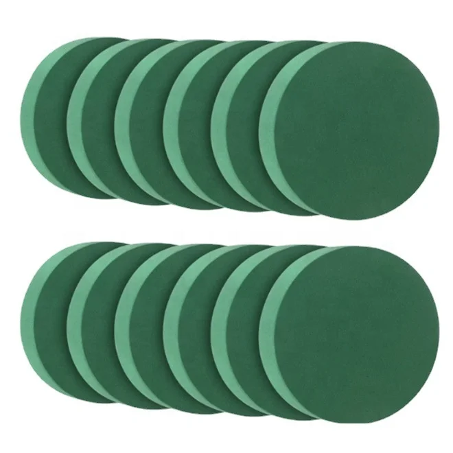 Green round absorbent sponge DIY flower arrangement  Wet Floral Foam
