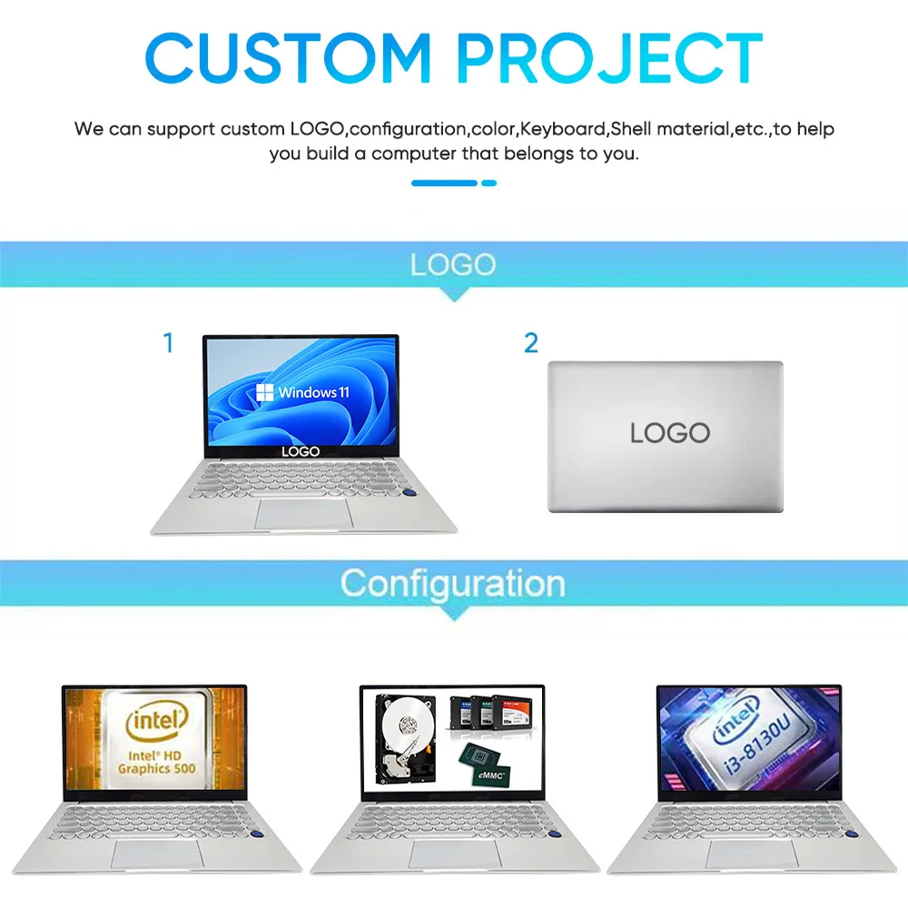 Best Sale OEM Cheapest 14.1 Inch I3 I5 Laptops for Business and Study