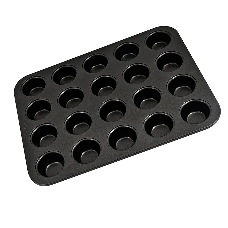 CHEFAMDE, неприлипающие мини-формочки из углеродистой стали для выпечки маффинов, поднос для кексов