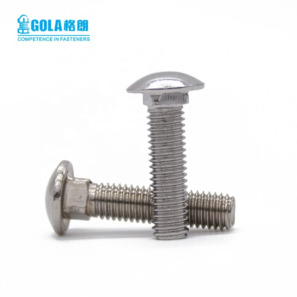 Производители болтов, болты с грибовидной головкой, с квадратной шейкой, болт каретки DIN603 M10 из нержавеющей стали