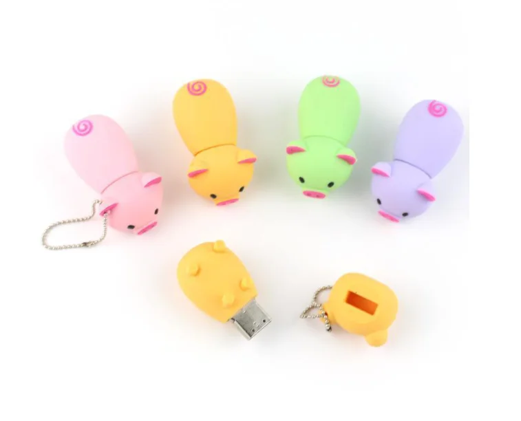 USB-накопители в виде свиньи 1/2/4/8/16/32/64 ГБ