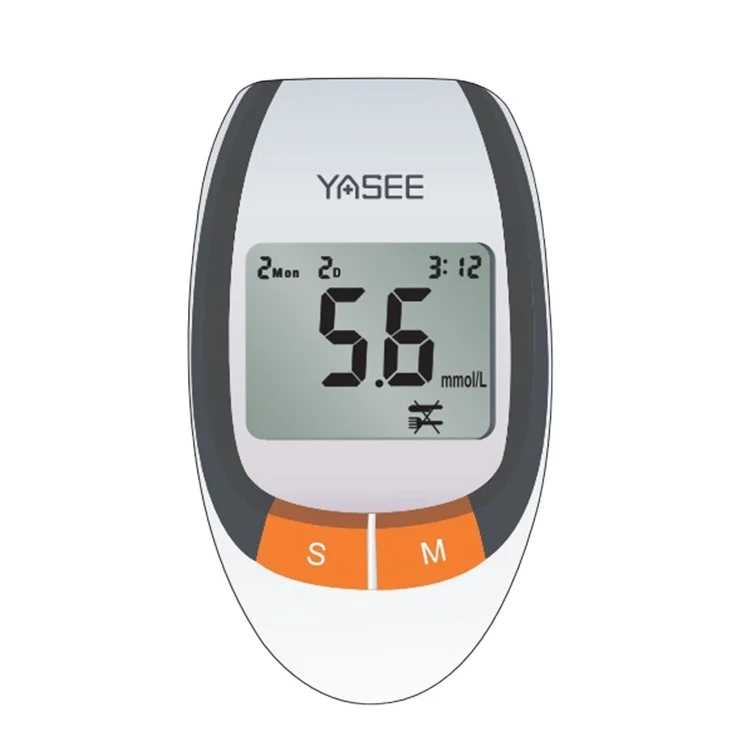 Diabetes Digital Glucometro Blood Gluco Meter Sensor,Blood Sugar Monitor Kit Blood Glucose Testing Glucometer Machine