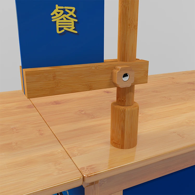 Bamboo Mobile Coffee Ice Cream BBQ Catering Concession Street Vending Food Cart Mini Truck Kiosk