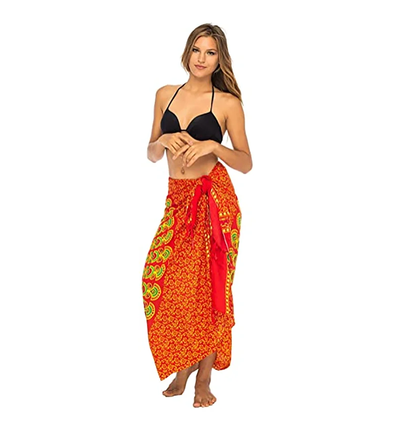 Factory direct sale low price best hawaiian sarongs pareo in india