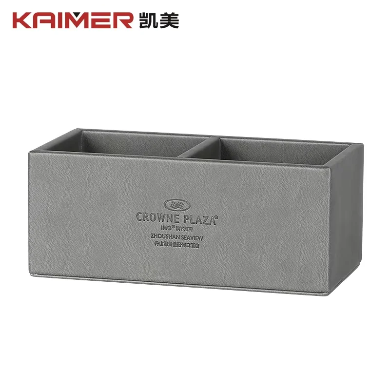 Custom Hotel 5 Star Stainless Steel Gloss Black Comfort Tray with Drawers Convenience Tray Amenity Kit