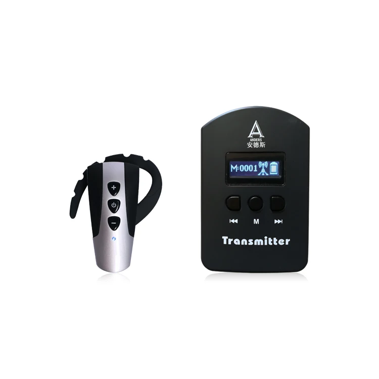 JT-6802 Wireless Tour Guide System Transmitters+ Receivers For Museum Excursion Factory Training Church Translation