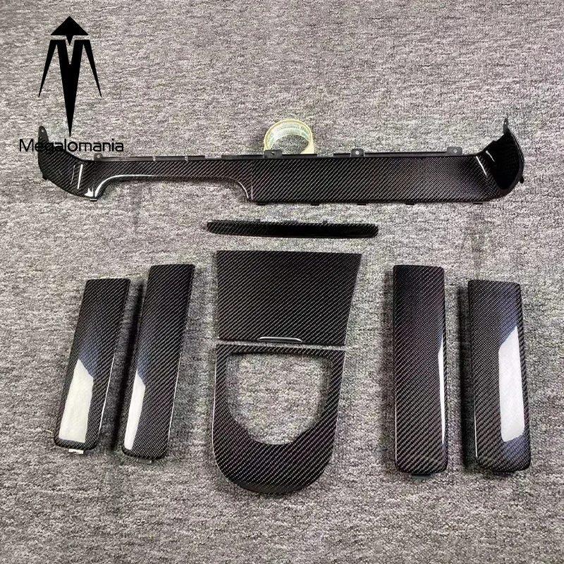 Carbon Fiber Interior For Mercedes Benz GLE450 GLE350 GLE400 GLE320 GLE63 GLE43 GLE53 W292W236 Replace Carbon Fiber Car Interior