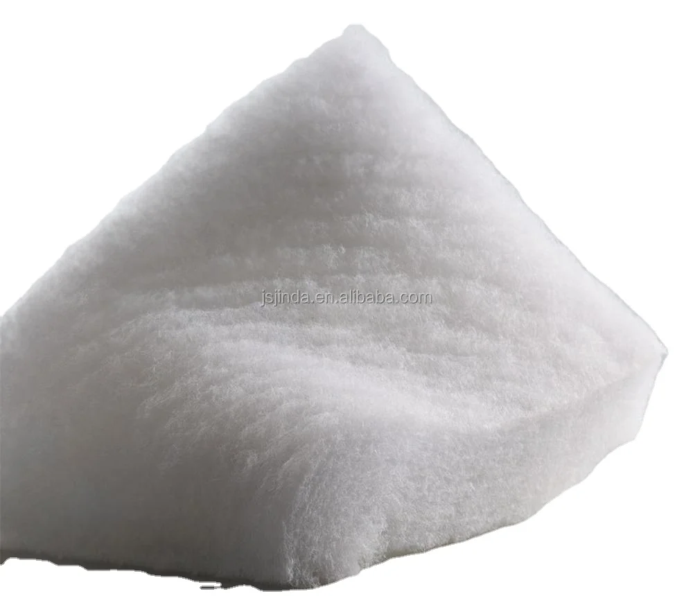 Eco-friendly 200gsm flame retardant wadding for mattress Garments Spraying collodion cotton/Polyester Wadding