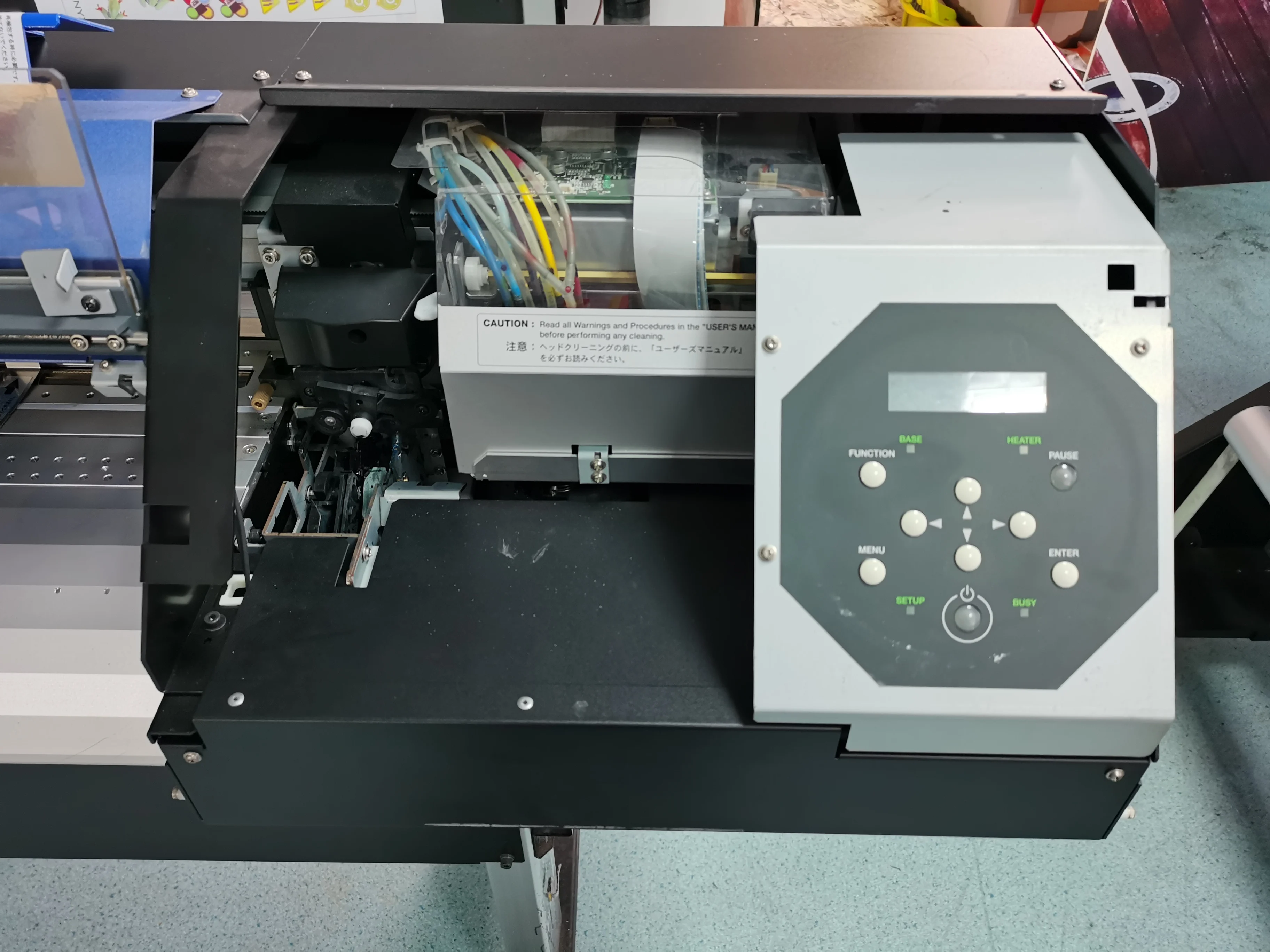 Second Hand Roland Vs540 Label Printing &Cutting Machine Eco Solvent Ink Plotter For Labeling printing