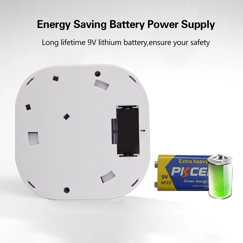 
Smoke and Carbon Monoxide Detector Powered Alarm Battery Smoke Detector Fire Alarm 