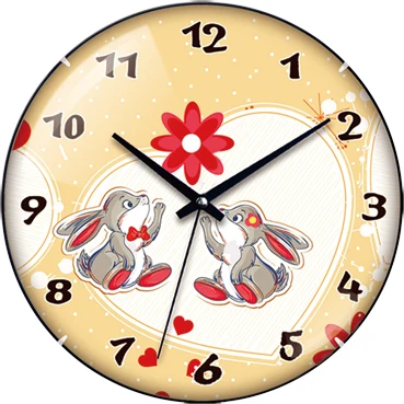 Cartoon Animal With Special Design Dial Children Wall Clock