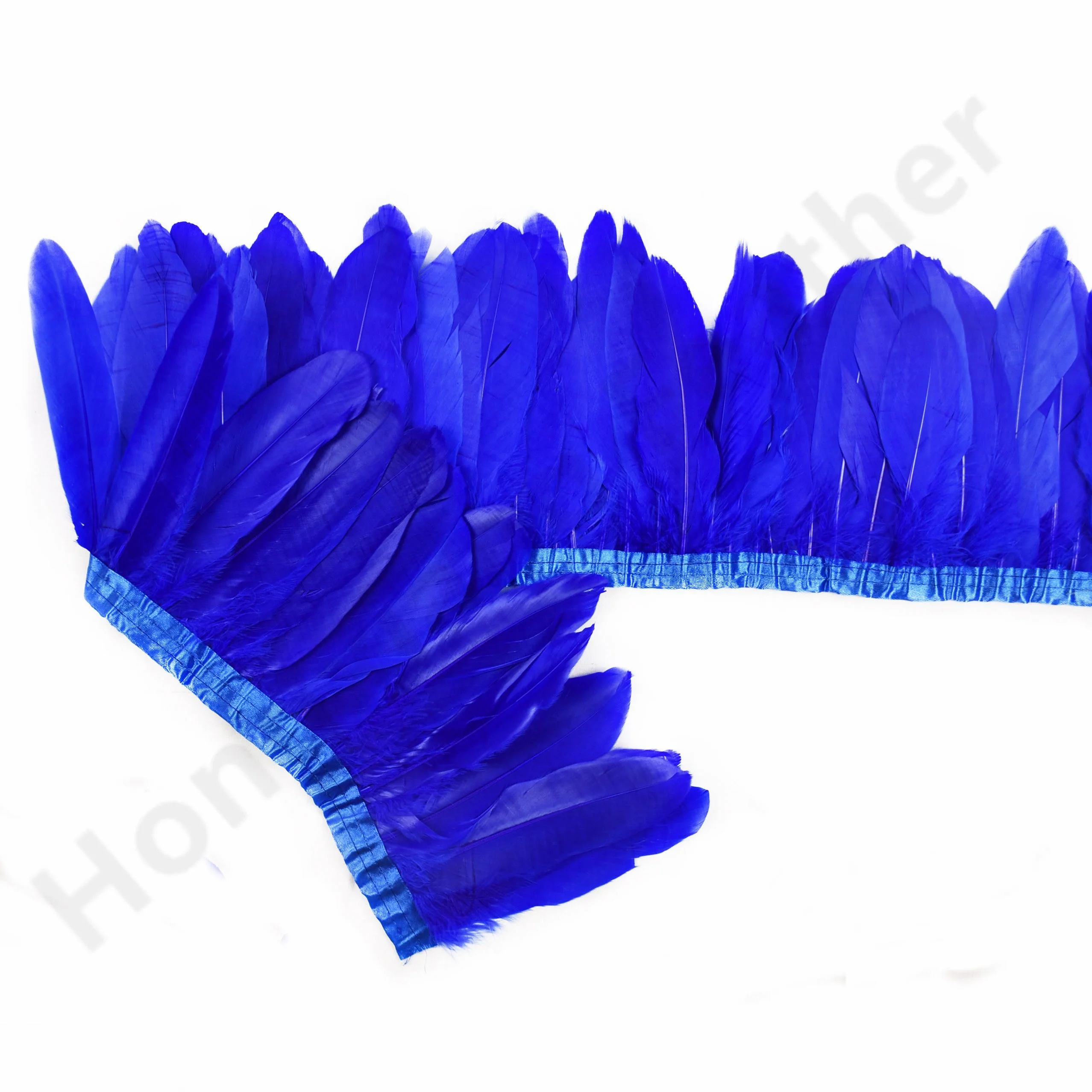 Selling Fashionable plumage fringe trim wholesale White Goose Feather Trimming