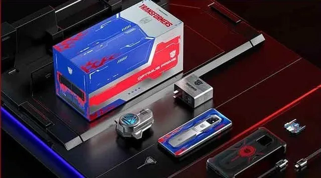 Original Red Magic 7 Pro Special Edition Transformers Version Optimus Prime Limited Collection Edition 18GB Ram 512GB ROM