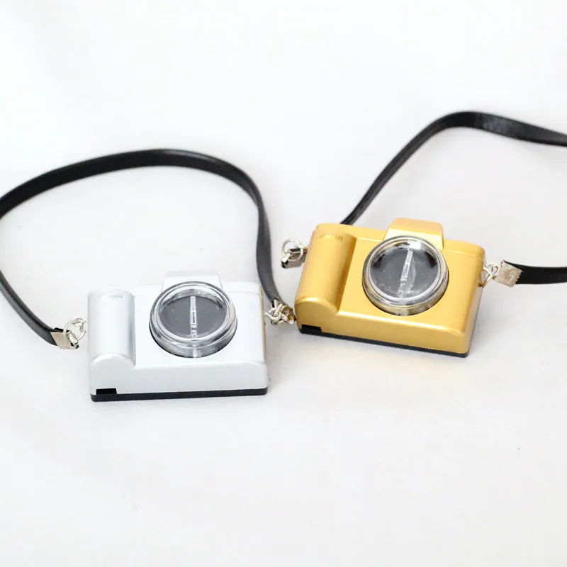 2023 New Design Doll House Miniature Camera Mini Camera  Toys With Strap Decoration Gifts