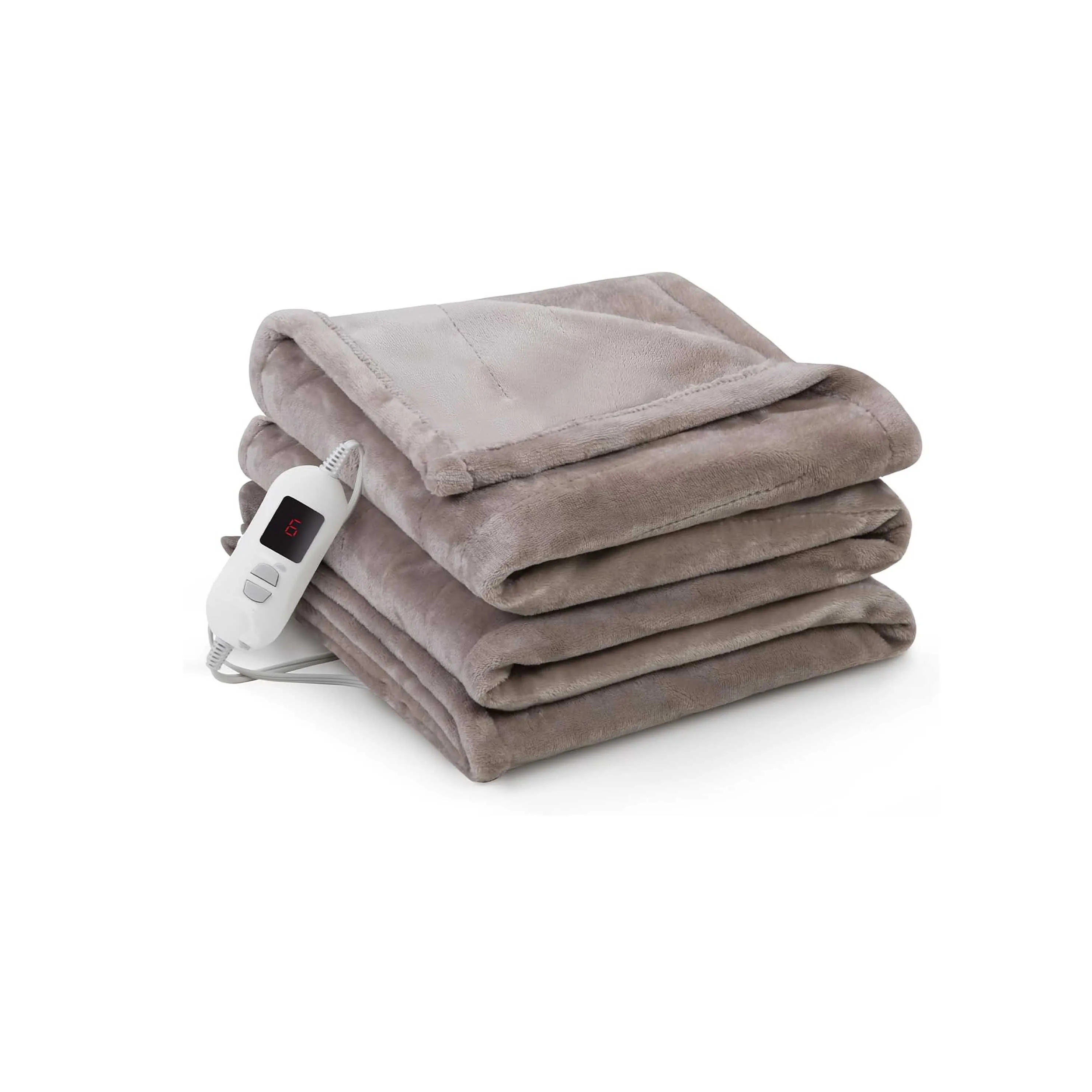Тепловые настройки моющиеся 4-часовые Автоматические отключения мягкое и уютное 2-слойное Фланелевое Быстрое нагревание электрическое одеяло