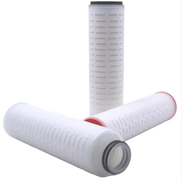PP Pleated Filter Cartridge With High Flow Low Differential Pressure And Long Service Life plastic core for pleated filter