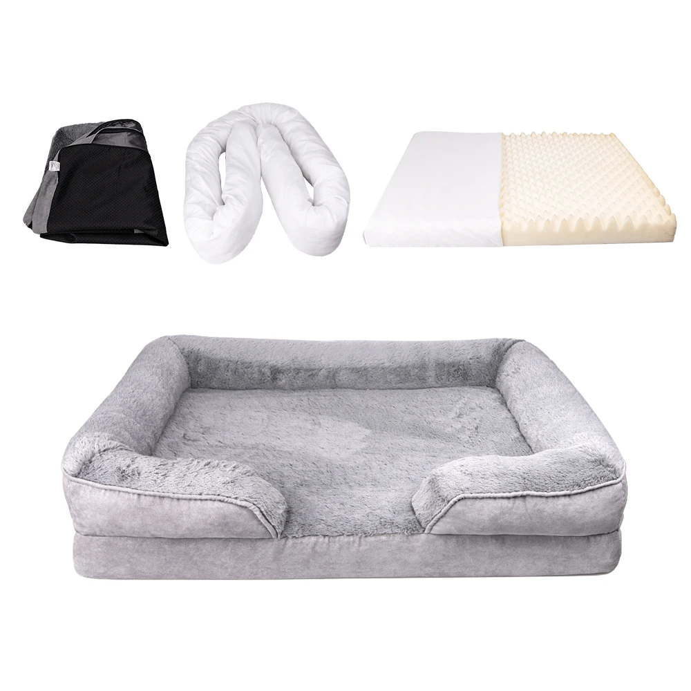 Manufacturer wholesale detachable large dog bed orthopedic