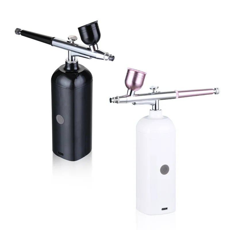 Spray Gun Cordless Airbrush Compressor For Makeup Nail Art Cake DecoratiPortable Air Brush