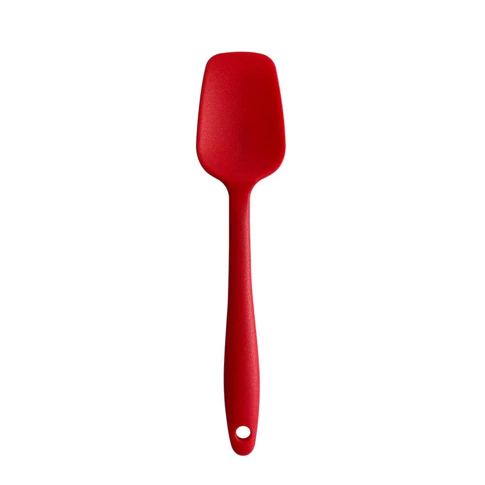 Kitchen Color Silicone Scraper, Heat-resistant And Non Stick Elastic Rubber Scraper