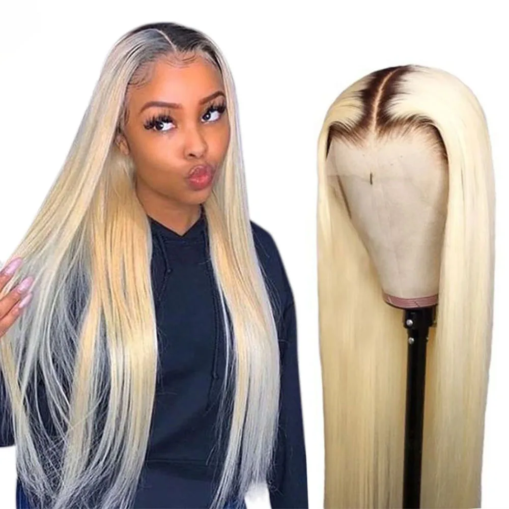 Frontal wig human hair 40 inch wig human hair lace front red wig head