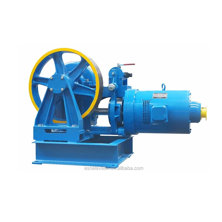 Chinese Professional Manufacturer VVVF DC110V Elevator Electric Geared Traction Motor For Elevator