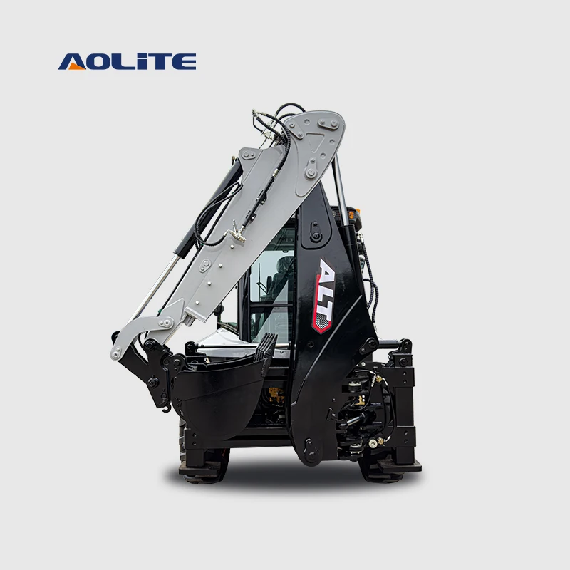 AOLITE CE BL105-25 chinese small backhoe excavator loader mini telescopic front end wheel loader backhoe Professional factory